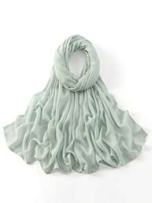 1条高品质女士纯色莫代尔头巾,优质宽边双缝包边,轻盈透气舒适面料,适合日常佩戴,也可搭配长袍穿着。 - 彩色 - 查看 38