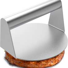 1 pieza Accesorio de bandeja de hornear redonda de acero inoxidable, tapa para derretir queso, tapa de vaporera y hornear de doble uso - Ideal para parrilla de superficie plana interior o exterior - Multicolor - Ver 10