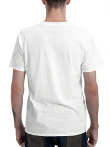 Wutang Take The Bus To Gather T-Shirt Cotton Heat Transfer Printed T-Shirt Gifts For Boyfriend Gifts For  Vaine's Day Gifts For Him, Loose Shoulder T-Shirt. Full-Page Retro Silkscreen Illustration Of A Dog's Head With All Rts Of Funny Expressions And S-Depreting Slogans. Printing With - Mucilage, Full Color And Texture. Hem Side Pocket, Convenient D Pocket Cool Or Warm Ds. All Area Dprinted Pet Name On Left Cuff. Matching With The Theme Of Fun Pet Collars Listed. "Pet Owners Don't Have The Same Sense Of Humor, But T-Shirts Do!" For The Fun-Loving  At Pet Parties2025 - 白色 - 查看 2