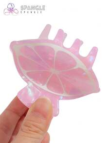 Pinzas para el cabello con forma de pomelo rosa, accesorios para el cabello, estilo coreano, adecuados para regalos y decoración de fiestas, elegantes pinzas para el cabello