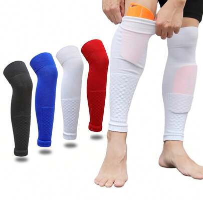 1 par sportstrumpor, avlång design, supertät omslutning, lämpliga för löpning, cykling, fotboll och basket för män och kvinnor