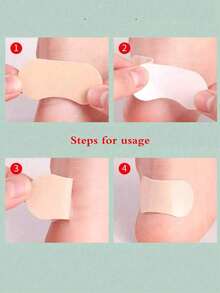 35/70pcs Anti-Friction Heel Stick-On Pads, Invisible Adhesive Protects Toes, Heels And Ankles For High Heels And Leather Shoes - Multicolor - View 4