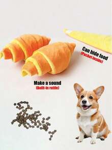 PETSIN Pet Toy Voice-Activated Dog Toy, Plush Chewable Hide And Seek Food Toy, Cute Squeaky, Durable Anti-Scratch Anti-Bite, Teeth Grinding Self-Entertainment Slow Feeder, Hide And Seek Toy. - Multicolor - View 12