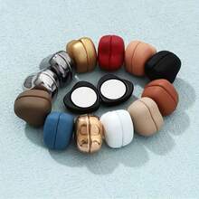 Bộ 1/2/4 cặp khóa cài từ tính thời trang, cổ áo sơ mi hình trái tim nhiều màu + kẹp cổ tay áo/viền áo/khăn quàng cổ có thể tháo rời, có thể tái sử dụng không cần khâu, lựa chọn quà tặng sáng tạo - Nhiều màu - Xem 11