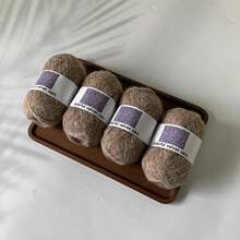 4 Balls 40g Snowflake Color Knitting Yarn [3114], New Autumn/Winter Handmade Knitting Material For Hats, Scarves, Etc., Soft Texture, Non-Shedding, Approx. 40g/Ball, 360m/Ball