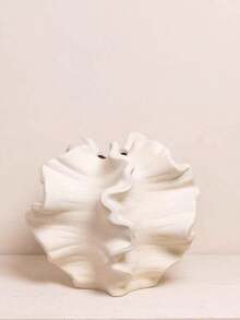 1 件黑色波浪树脂花瓶家居装饰客厅餐桌中心装饰