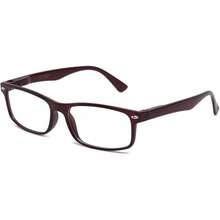 Lens Rectangle Frame Non Prescription Glasses - Fashion - 棕色 - 查看 1