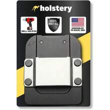 DriverMaster ClipOn Tool Belt Drill Holder Simple Hook Holster For Cordless Drill Impact Nailer Tape Measure Or Any Tools With Hanger Clips