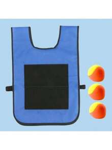 1 套户外追逐游戏互动躲避发光粘球背心，适合家庭，泳池玩具适合泳池游戏、泳池派对、成人派对游戏，适合万圣节/圣诞节/感恩节