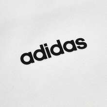 Adidas 阿迪達斯衛衣黑色運動三條紋男女同款中性款圓領套頭上衣 - 白色 - 查看 4