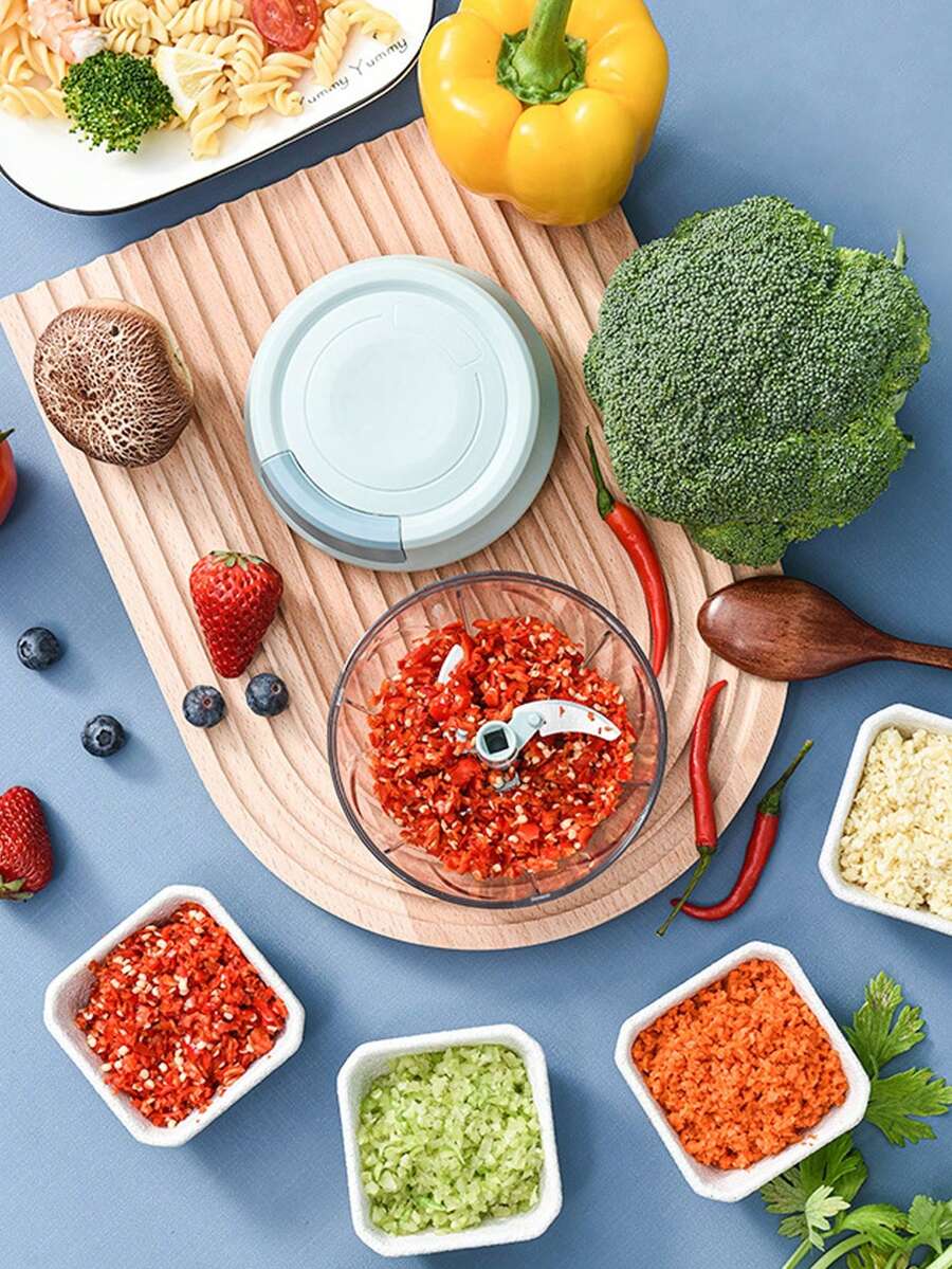 Manual Garlic Press, Garlic Mincer, Garlic Crusher, Garlic Grinder For Home Use - Multicolor - View 1