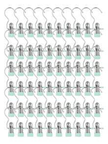 50/40/30/20/15/10/5件不锈钢衣夹，带钩洗衣衣钉，衣柜靴子衣架，带钩夹子，便携式挂衣夹，衣柜收纳袋，多功能单夹衣架，靴子夹，无缝挂钩织物收纳袋，适用于裤子、帽子、裙子、袜子、鞋子、裙子、牛仔裤、靴子、裙子