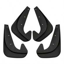 Universelle Auto Schmutzfänger Set mit 4 Stücke - Kleine Spritzschutz Größe mit Montagezubehör, strapazierfähige Kotflügel für Auto Modifikation - Verschiedenfarbig - Übersicht 9