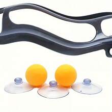 1pc Cat Toy, Windowsill Cat Toy, Wall-Mounted Cat Toy, Cat Track Ball, Cat Suction Cup Ball With Wave Pattern - Multicolor - View 10