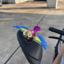 [Movable Wings] 3D Decorative Car Rearview Mirror Wind-Powered No-Need-Electric Creative Car Decoration Companion Flying Bird - Multicolor - View 5