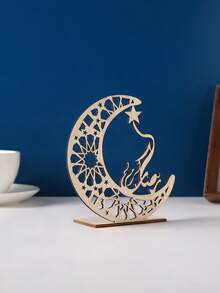 1 pezzo di decorazione per la casa in legno a forma di stella e luna, come un candelabro, decorazione per Eid Al-Adha ed Eid, regali decorativi e cerimoniali per il Ramadan, adatti da regalare a familiari e amici, perfetti per compleanni, anniversari, San Valentino, Festa del Papà, laurea, ritorno a scuola, regali di ringraziamento - Multicolore - Visualizzare 8