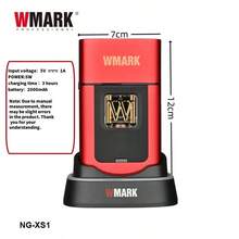 Wmark Shaver 专业 10000 RPM 胡须修剪器 充电底座剃须刀 电动胡须剃须刀 大功率修剪器 金属剃须刀 男士 NG-XS1 - 彩色 - 查看 6