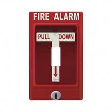 A Fire Alarm Pattern Wall Switch Cover - Decorative, Made Of Unbreakable Polycarbonate Thermoplastic, Easy To Clean, Battery-Free, Suitable For Aesthetic Home Decor Standards In Kitchens, Bathrooms, And Living Rooms With Single/Double Switch Wall Halloween Decorations/Thanksgiving Decorations/Christmas Decorations/New Year Decorations - Nút bật đơn 11cm*7.5cm - Xem 2