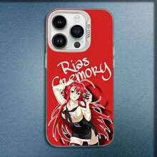 Funda de Teléfono Compatible con 17,16,15,14,13,12,11,Pro,E,MAX de High School D*D Rias Gremory, Cubierta Blanca Mate a Prueba de Golpes - Z2 - Ver 6