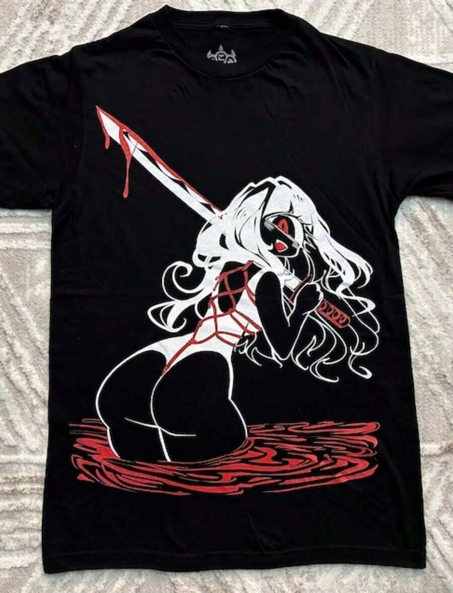 Cyclops Girl T-Shirt - Nekomi - 黑色4 - 查看 1