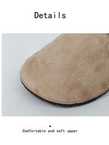 Women's Spring New Round Toe Thick Sole Comfortable Slip-On Casual Fashion Mule Shoes