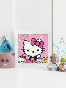 三丽鸥Hello Kitty钻石画DIY手工套装，儿童装饰画桌面摆件，室内装饰，儿童节、生日礼物