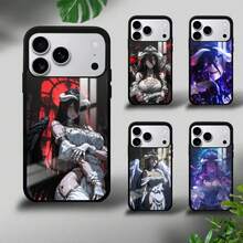 A-Albedo Overlord Sexy Phone Case Cover Compatible With  17 16 15 14 13 12 11 Pro Max Plus Mini Plus Hard Mirror Surface Protect Funda, Cover Compatible With  17 Case,  17 Pro Case,  17 Pro Max Case - Z1 - Ver 3