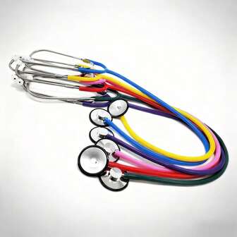 1pc Stethoscope Prop, Listening Tube Tool, Educational Instrument, Single Tube Stethoscope