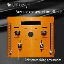 带刻度的可调节木工圆锯底板，手持式切割板定位工具