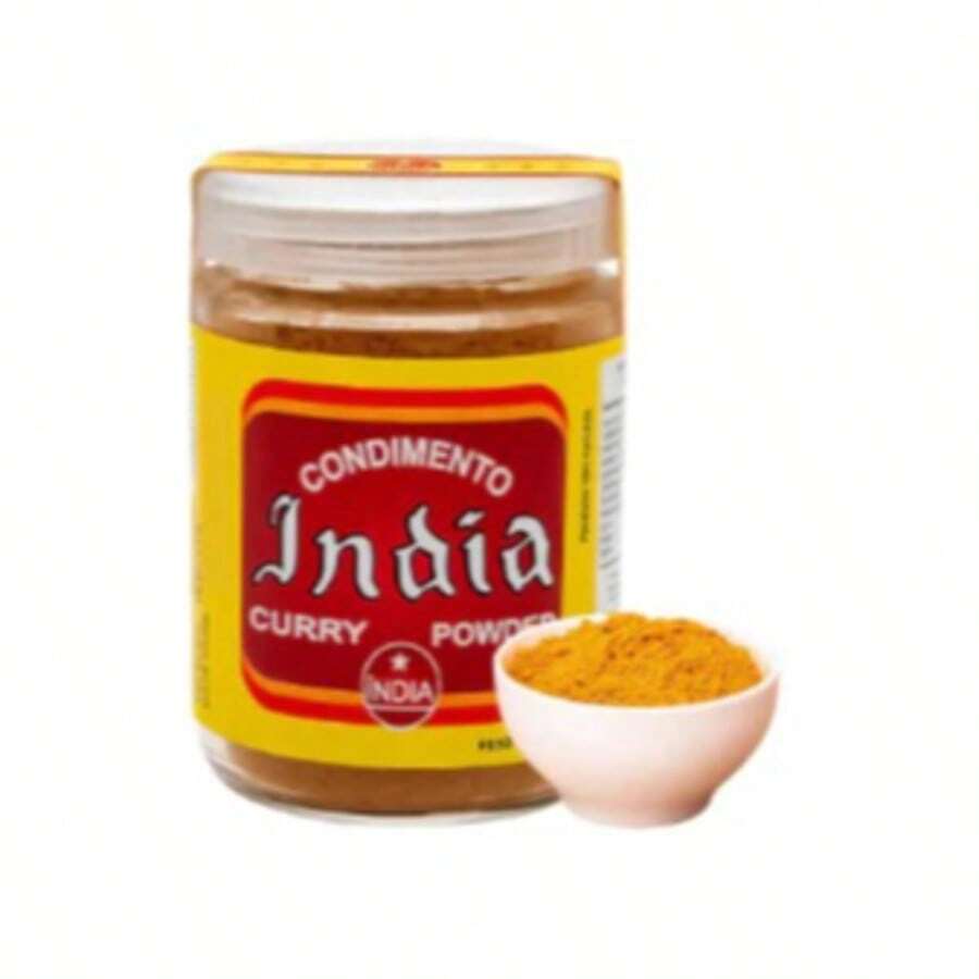Condimento Curry Powder em Pó Vidro 57G Índia - 57g - Visão 1