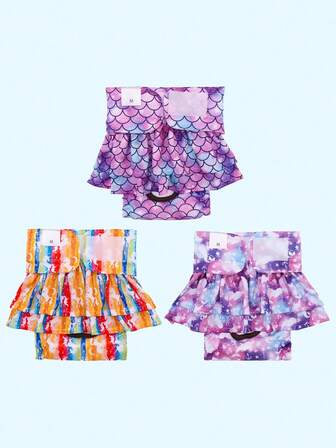 1ชิ้น ผ้าอ้อมสุนัขตัวเมียแบบใช้ซ้ำได้, ซักได้, ผ้าอ้อมสุนัขคุณภาพสูง, ผ้าอ้อมสุนัขขนาดเล็กดูดซับได้ดี, เหมาะสำหรับสุนัขที่เป็นสัด, กลั้นปัสสาวะไม่อยู่ และการฝึกอบรมลูกสุนัข