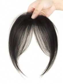 Women'S Synthetic Bangs Wig, Natural Eight-Sided Bangs, 8 Inches Black Brown Daily Wear Natural Fluffy For Women, Suitable For Party And Daily Use, Women'S Hair Accessories, Hair Clips., Hair Styling Kit, Hair Tool Kit, Home Beauty Women Accessory Gifts