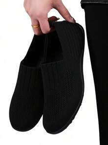 Women's Casual Barefoot Shoes Lightweight Yoga Fitness Tennis Shoes Minimalist Sneakers Flat Bottomed Walking Shoes All_Black