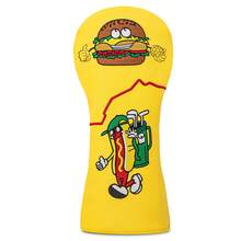 Delicious Hot Dog Cartoon Design Golf Club Head Cover, Fashionable Golf Club Head Cover, Embroidery Design, Durable And Dust-Proof, Provide Best For Golf Club - Yellow - View 14