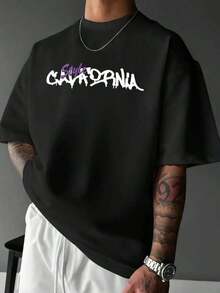 Men's Adult/Children's Casual Streetwear Premium Cotton Fashion Bear California Style Dollar Money - 黑色 - 查看 3