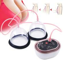 Máquina de vacío de senos con tazas, terapia de senos con control remoto y temporizador, máquina de ventosas con copa de vacío (tapa B) - Blanco Rojo - Ver 3