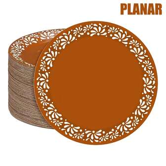 12/24/50 piezas Manteles individuales de papel mexicano, suministros para fiesta de baby shower, platos mexicanos de 13 pulgadas, cerámica de terracota, decoración para fiesta de boda del 5 de mayo