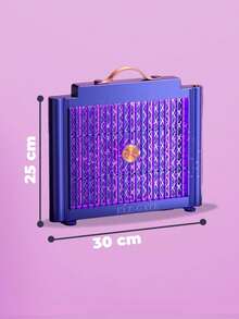 Lampara Eléctrica Repelente Elimina Mata Mosquitos con luz Ultravioleta y Resistencias Electrificadas - Blanco - Ver 4