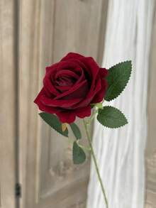 6/12 Rosas artificiales, Rosas rojas oscuras Flores artificiales Rosas falsas para decoración DIY Ramos de boda Centros de mesa Decoraciones, Decoraciones para despedida de soltera, Día de San Valentín, Decoraciones para baby shower, Decoración del hogar, Decoración de centros de mesa, Decoración navideña, Decoración de dormitorio, Decoración de jardín. Regalo.