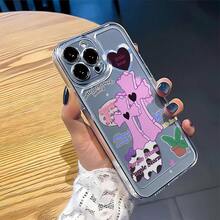 Esta funda transparente para teléfono con diseño de cruz es adecuada para varios modelos de , incluyendo 16/16E/16 Pro/16 Plus/16 Pro Max/15/15 Pro/15 Plus/15 Pro Max/14/14 Plus/14 Pro Max/13/13 Pro/13 Pro Max/13 Mini/12/12 Pro Max/11/11 Pro Max/X/Xs/Xr/7/8/7 Plus/8 Plus, proporcionando protección de TPU para la cámara contra caídas. - Colores mixtos - Ver 5