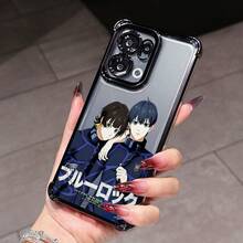 Funda de teléfono Fashion Cool Youth Cleans Worlds Ones Fengs Les Huis para Oppo Realme 15 14 13 12 11 Pro Plus C75 C55 C53 C35 C33 4G 5G con marco electrochapado, anti-caída, cubierta trasera transparente, sensación creativa de alta gama - Mezcla de colores - Ver 7