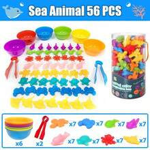 Montessorie Contar juguetes Múltiples modelos de dinosaurios Juguetes educativos para niños - Océano - Ver 9