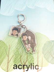 Llavero acrílico de Kaiju No. 8, figura de monstruo de dibujos animados linda, llavero con broche en forma de D para mochila, accesorio de anime coleccionable y divertido, regalo perfecto para fans