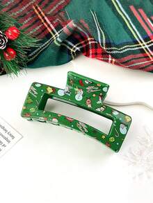 1 Stück süßer Haarklammer aus Azetat mit Hase & Welpe, vintage Dutt-Haarklammer, Haarschmuck für Frauen, elegante Haarklammern