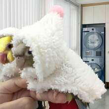 Warm Thickened Fleece Hooded Cloak Outerwear For Winter - Multicolor - View 6