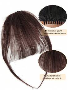 混合式假发夹刘海隐形前刘海夹式假发空气刘海自然假发刘海女孩 - S2/33 - 查看 6