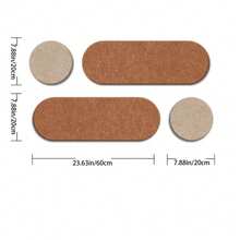 4 Stücke 60x20cm große dekorative Tafel, Mehrzweck Fotoanzeige Tafel, Büro und Zuhause Memo Tafel aus Filz, Wandmontage ohne Bohren, Mehrzweck Memo Tafel, geeignet für Zuhause, Studium, Büro, Weihnachten, Neujahr Dekoration, Fotoausstellung, Memo, Schul-Zubehör, Feiertagsdekoration, Weihnachts- und Neujahrsdekoration Accessoires, Neujahrgeschenk, kreatives Geschenk für Freunde, Mitschüler, Ältere, Lehrer - Mehrfarbig/A - Übersicht 3