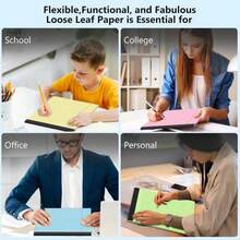Legal Pads 8.5 X 11, Note Pads 8.5 X 11, Wide Ruled Paper, 4 Pack Colored Legal Pads, Pink Writing Pad, Multicolor Notepad With Sturdy White Back, 30 Sheets/Pad, Lined Paper Writing Paper Tablets - ColorB - View 7