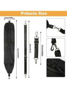 Cuscino a forma di U portatile con grande capacità, borsa a tracolla, utilizzabile in più scenari, borsa per il trasporto dei bagagli, per il riposo durante i viaggi, può essere utilizzata come borsa a tracolla/a spalla o fissata alla valigia, pieghevole con cerniera, cuscino a forma di U salvaspazio - Multicolore - Visualizzare 10