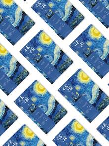 1pc A5 Artistic & Vintage Blank Sketchbook, Creative Minimalist Hardcover Notebook With Blank Pages, Suitable For Drawing, Painting, Journaling - Royal Blue - View 2